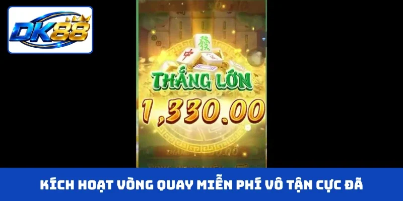 Kích hoạt vòng quay miễn phí vô tận cực đã