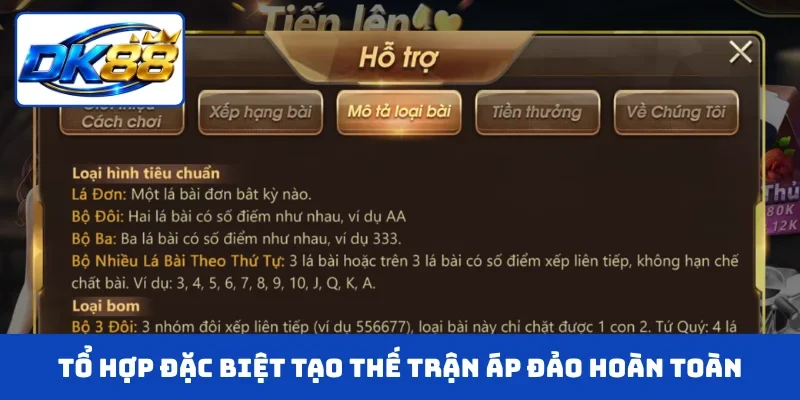 Tổ hợp đặc biệt tạo thế trận áp đảo hoàn toàn
